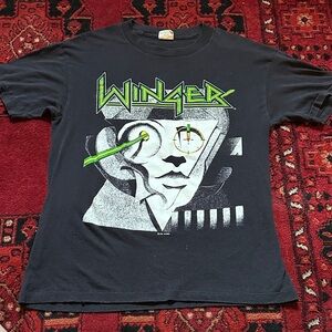 1988 Winger Too Tuff to Tame Tour Band Shirt